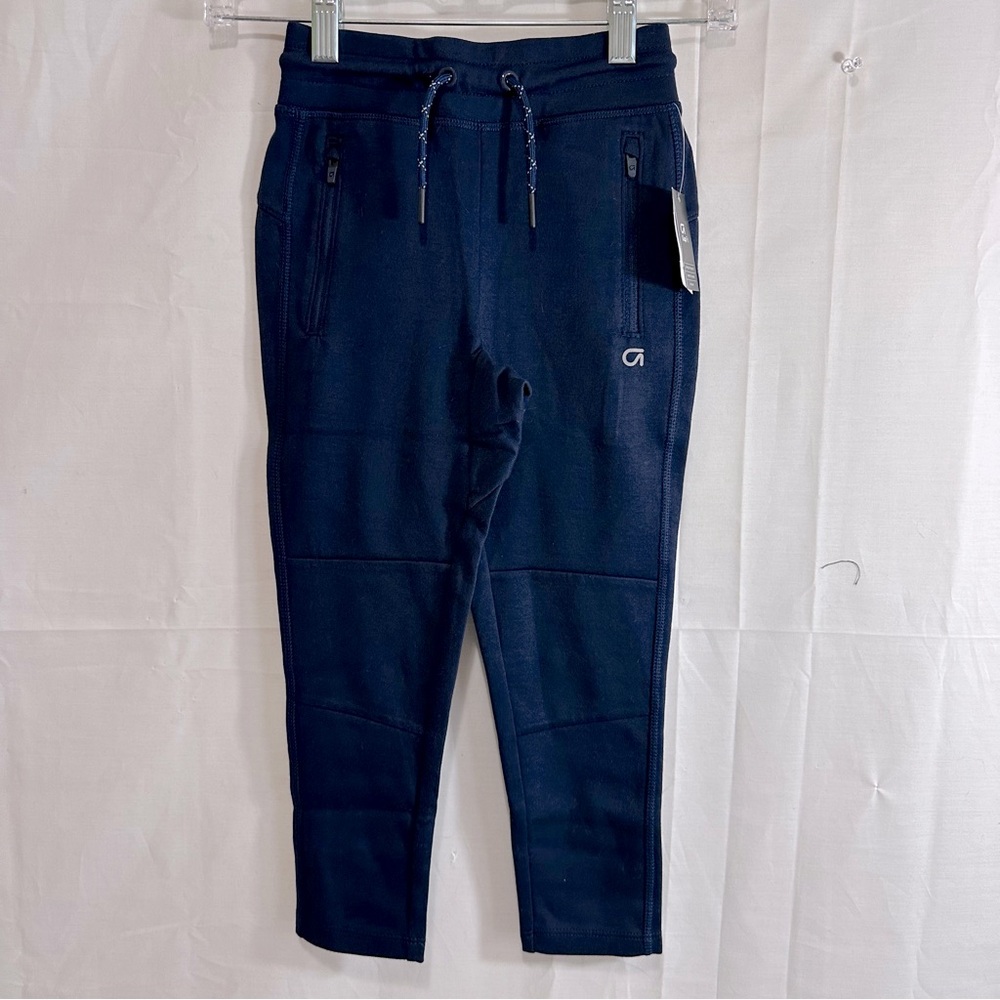 GAP Fit Kids Drawstring Waist Navy Joggers XS (4-5)